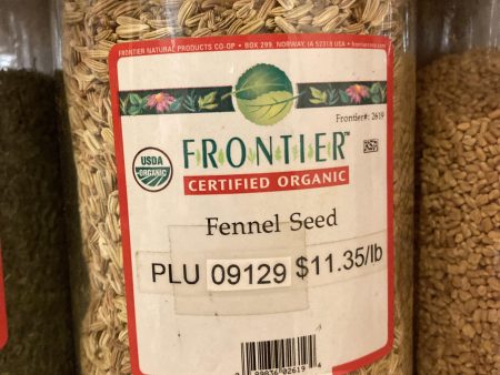 Frontier Fennel Seed $11.35 LB For Sale