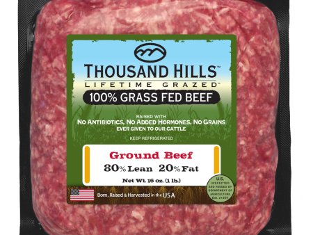 Thousand Hills 100% Grassfed Ground Beef 16oz Fashion