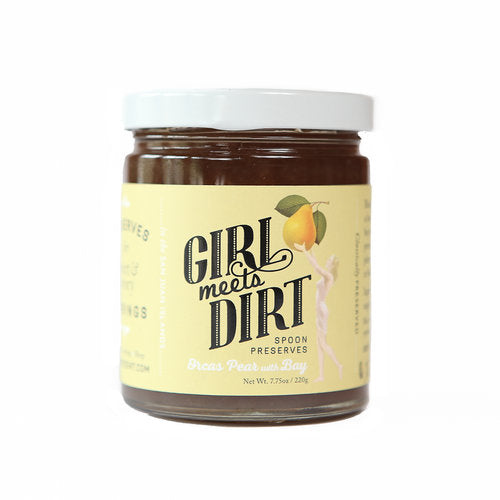 Girl Meets Dirt Orcas Pear w  Bay Spoon Preserves 7.75oz For Cheap