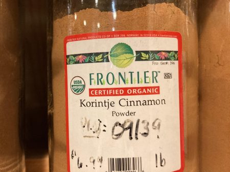 Frontier Korintje Cinnamon $6.99 LB For Cheap