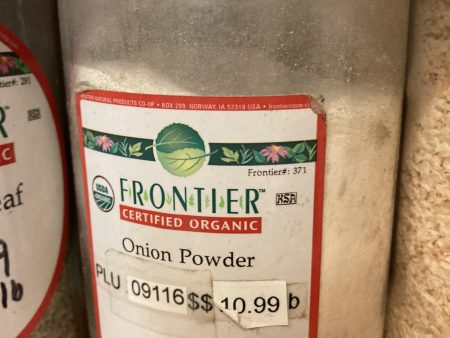 Frontier Onion Powder $10.99 LB Cheap