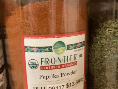 Frontier Paprika Powder $13.89 LB For Sale