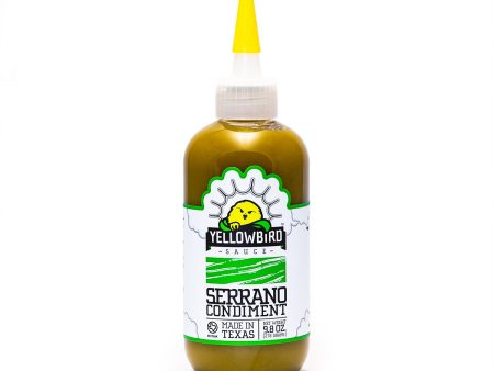 Yellowbird Sauce Serrano Chili Sauce 9.8 Oz For Sale